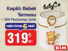 BABYCO KAŞIKLI BEBEK TERMOSU fiyat ve kampanya bilgisi